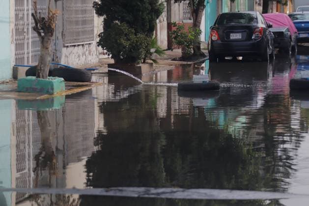 Heavy Rains Hit Mexico Causing Floods A flooded street is seen near the La Colmena pumping plant, on the border between the State of Mexico and Mexico City after the heavy rains that hit Mexico, affecting several municipalities. on June 3, 2025 in Mexico City, Mexico. (Photo by Carlos Santiago Eyepix Group) Copyright: xCarlosxSantiago xEyepixxGroupx CS_03062025_157526