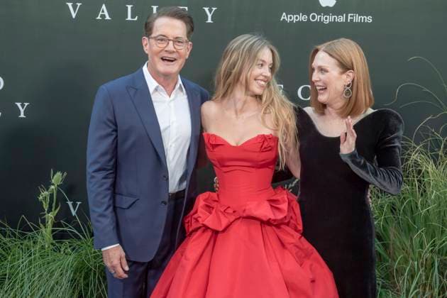 June 4, 2025, New York, United States: (L-R) Kyle MacLachlan, Sydney Sweeney and Julianne Moore attend the Echo Valley New York Premiere at AMC Lincoln Square. New York United States - ZUMAs197 20250604_aaa_s197_487 Copyright: xRonxAdarx