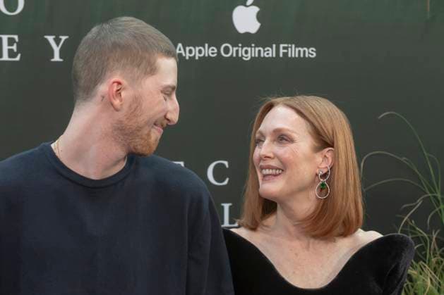 June 4, 2025, New York, United States: (L-R) Caleb Freundlich and Julianne Moore attend the Echo Valley New York Premiere at AMC Lincoln Square. New York United States - ZUMAs197 20250604_aaa_s197_505 Copyright: xRonxAdarx