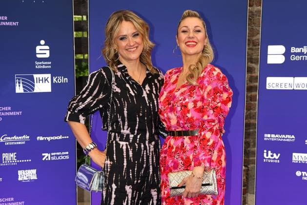 Lisa Feller and Ruth Moschner at the presentation of The German Entertainment Award on 5 06 2025 at the Harbour Club in Cologne German Entertainment Award 2025 in Cologne