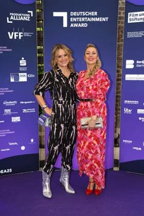 Lisa Feller and Ruth Moschner at the presentation of The German Entertainment Award on 5 06 2025 at the Harbour Club in Cologne German Entertainment Award 2025 in Cologne