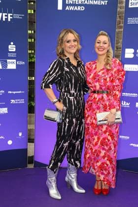 Lisa Feller and Ruth Moschner at the presentation of The German Entertainment Award on 5 06 2025 at the Harbour Club in Cologne German Entertainment Award 2025 in Cologne