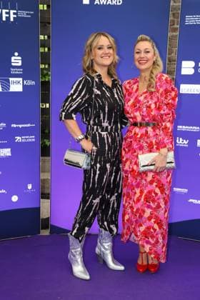 Lisa Feller and Ruth Moschner at the presentation of The German Entertainment Award on 5 06 2025 at the Harbour Club in Cologne German Entertainment Award 2025 in Cologne
