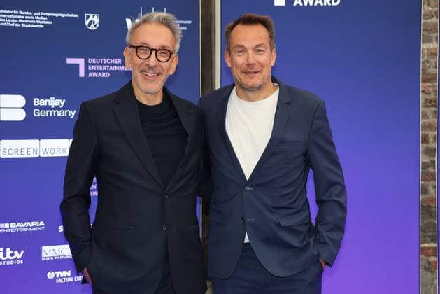 Rolf Hellgardt and Axel Kuehn at the presentation of The German Entertainment Award on 5 06 2025 at the Harbour Club in Cologne German Entertainment Award 2025 in Cologne