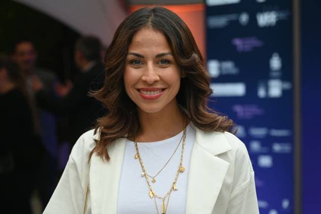 Comedienne and presenter Negah Amiri attends the German Entertainment Award 2025 ceremony