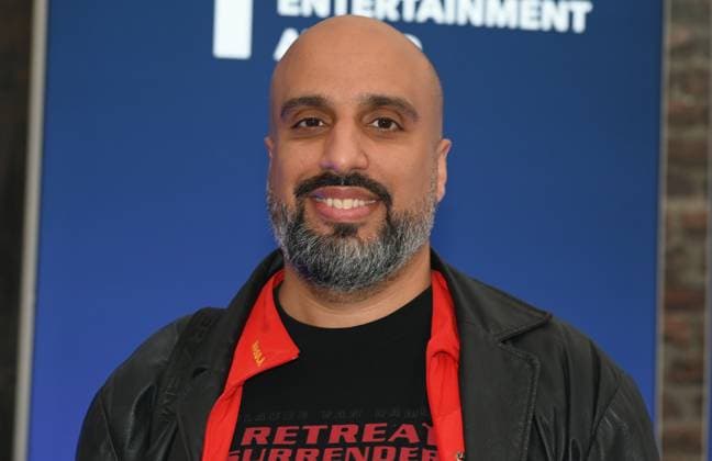 Comedian Abdelkarim, real name Abdelkarim Zemhoute, attends the German Entertainment Award 2025 ceremony