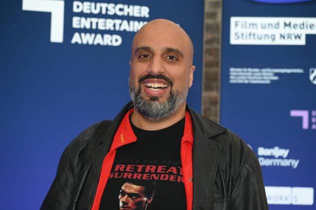 Comedian Abdelkarim, real name Abdelkarim Zemhoute, attends the German Entertainment Award 2025 ceremony