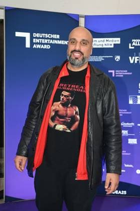 Comedian Abdelkarim, real name Abdelkarim Zemhoute, attends the German Entertainment Award 2025 ceremony