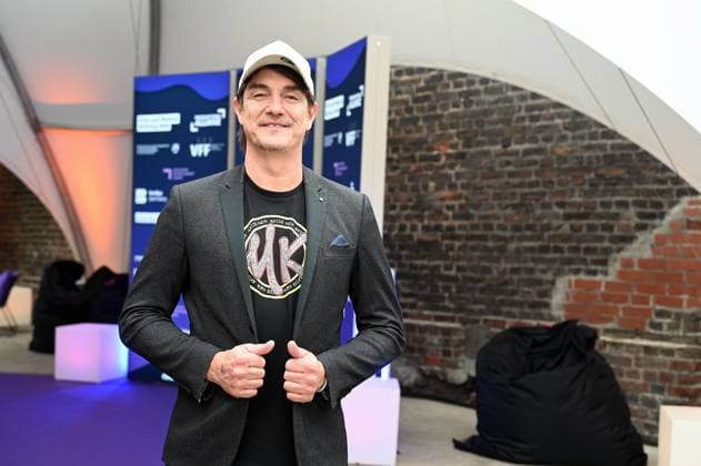 Comedian Matze Knop attends the German Entertainment Award 2025 ceremony