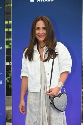 Presenter Nina Moghaddam attends the German Entertainment Award 2025 ceremony