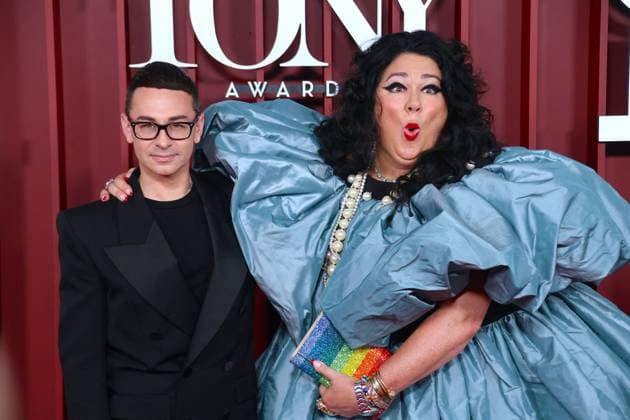 Bilder des Jahres 2025, Entertainment 06 Juni Entertainment Themen der Woche KW23 78th Annual Tony Awards - NYC Christian Siriano and Ashley Longshore attend the 78th Annual Tony Awards at the Rockefeller City Music Hall in New York City, NYC, USA on June 8, 2025. Photo by Charles Guerin ABACAPRESS.COM New York City New York United States  Copyright: xGuerinxCharles ABACAx