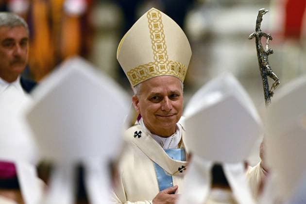 News Bilder des Tages ITALY - POPE LEO XIV PRESIDES OVER HOLY MASS ON THE OCCASION OF THE JUBILEE OF THE HOLY SEE IN SAINT PETER S BASILICA AT THE VATICAN - 2025 6 9 Italy, Rome, Vatican, 2025 6 9 .Pope Leo XIV presides over Holy Mass on the occasion of the Jubilee of the Holy See in Saint Peter s Basilica, Vatican. EDITORIAL USE ONLY - NO BOOKS Copyright: xALESSIAxGIULIANIx