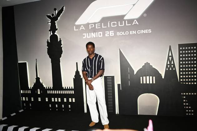 F1: The Movie Photocall Damson Idris attends Photocall for F1: The Movie at Sofitel Hotel. on June 9, 2025 in Mexico City, Mexico. (Photo by Carlos Tischler Eyepix Group) Copyright: xCarlosxTischler xEyepixxGroupx CT_09062025_124258