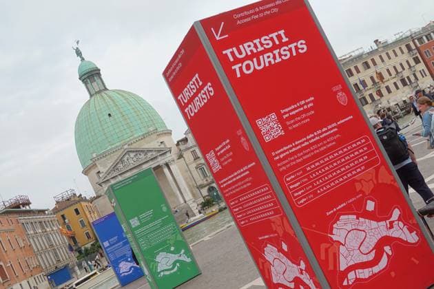 Venedig, Overtourism, Eintrittsgebühr Venice, Overtourism, Entrance Fee *** Venice, Overtourism, Entrance Fee Venice, Overtourism, Entrance Fee