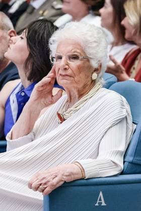 Milan, The award ceremony of the Honorary Master s Degree in Music, Cultures, Media, Performance to Ornella Vanoni from the State University of Milan. In the photo: Liliana Segre (Senator for life)  Copyright: xAlessandroxBremecx xipa-agency.netx xx IPA_Agency_IPA58926303