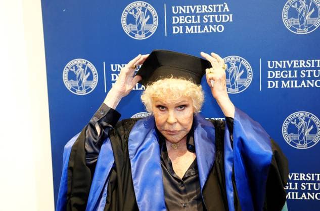 Milan, University of Studies, Awarding of the Honorary Master s Degree in Music, Culture, Media Performance to Ornella Vanoni,  Copyright: xDuilioxPiaggesix xipa-agency.netx xDuilioxPiaggesix IPA_Agency_IPA58927241
