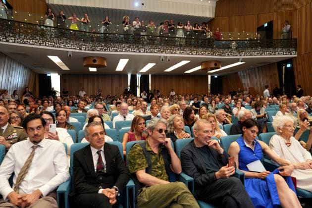 Milan, University of Studies, Awarding of the Honorary Master s Degree in Music, Culture, Media Performance to Ornella Vanoni,  Copyright: xDuilioxPiaggesix xipa-agency.netx xDuilioxPiaggesix IPA_Agency_IPA58927270