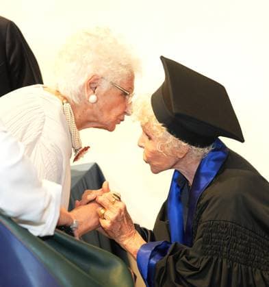 Milan, University of Studies, Awarding of the Honorary Master s Degree in Music, Culture, Media Performance to Ornella Vanoni, pictured with Liliana Segre  Copyright: xDuilioxPiaggesix xipa-agency.netx xDuilioxPiaggesix IPA_Agency_IPA58927292