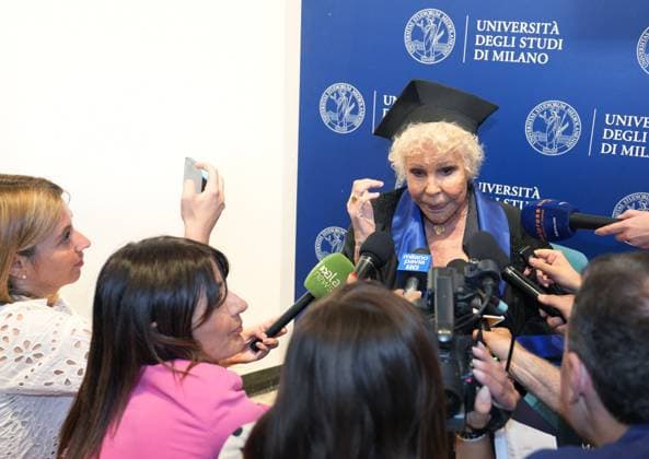 Milan, University of Studies, Awarding of the Honorary Master s Degree in Music, Culture, Media Performance to Ornella Vanoni,  Copyright: xDuilioxPiaggesix xipa-agency.netx xDuilioxPiaggesix IPA_Agency_IPA58927334
