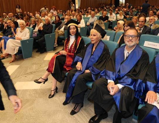 Milan, University of Studies, Awarding of the Honorary Master s Degree in Music, Culture, Media Performance to Ornella Vanoni  Copyright: xDuilioxPiaggesix xipa-agency.netx xDuilioxPiaggesix IPA_Agency_IPA58927531