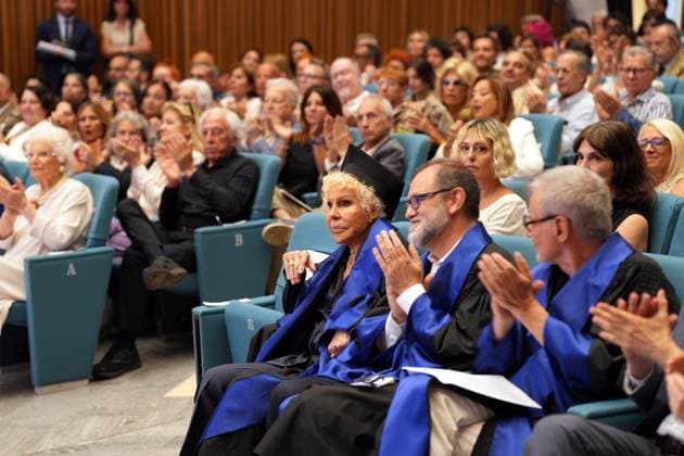 Milan, University of Studies, Awarding of the Honorary Master s Degree in Music, Culture, Media Performance to Ornella Vanoni  Copyright: xDuilioxPiaggesix xipa-agency.netx xDuilioxPiaggesix IPA_Agency_IPA58927567
