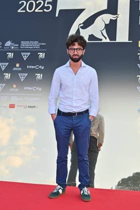Taormina, 71st Taormina Film Festival 2025 - Day 2, Red Carpet. In the photo: Cesare Bizanti  Copyright: xManuelexMangiarottix xipa-agency.netx xMangiarottix xD avanzox IPA_Agency_IPA58940782
