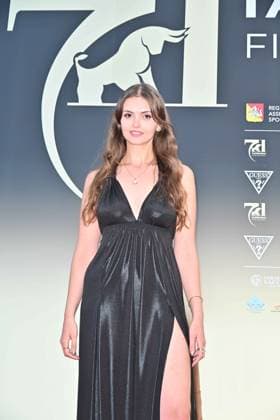 Taormina, 71st Taormina Film Festival 2025 - Day 2, Red Carpet. In the photo: Irene De Gaetano  Copyright: xManuelexMangiarottix xipa-agency.netx xMangiarottix xD avanzox IPA_Agency_IPA58940810