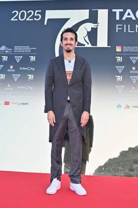Taormina, 71st Taormina Film Festival 2025 - Day 2, Red Carpet. In the photo: Roberto Lipari  Copyright: xManuelexMangiarottix xipa-agency.netx xMangiarottix xD avanzox IPA_Agency_IPA58940834