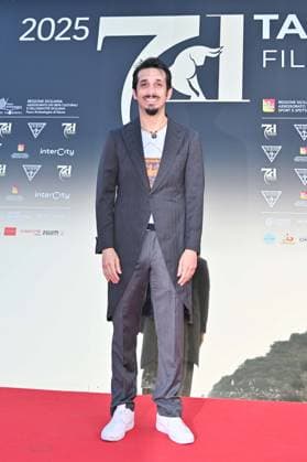 Taormina, 71st Taormina Film Festival 2025 - Day 2, Red Carpet. In the photo: Roberto Lipari  Copyright: xManuelexMangiarottix xipa-agency.netx xMangiarottix xD avanzox IPA_Agency_IPA58940835