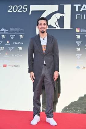 Taormina, 71st Taormina Film Festival 2025 - Day 2, Red Carpet. In the photo: Roberto Lipari  Copyright: xManuelexMangiarottix xipa-agency.netx xMangiarottix xD avanzox IPA_Agency_IPA58940839