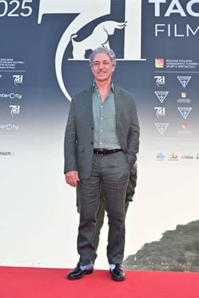 Taormina, 71st Taormina Film Festival 2025 - Day 2, Red Carpet. In the photo: Francesco Foti  Copyright: xManuelexMangiarottix xipa-agency.netx xMangiarottix xD avanzox IPA_Agency_IPA58940841
