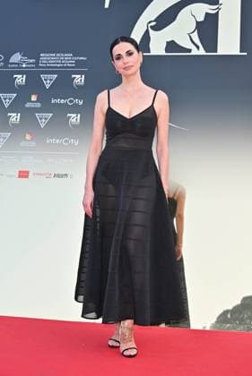 Taormina, 71st Taormina Film Festival 2025 - Day 2, Red Carpet. In the photo: Rossella Brescia  Copyright: xManuelexMangiarottix xipa-agency.netx xMangiarottix xD avanzox IPA_Agency_IPA58940871