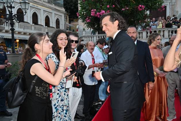 Taormina, 71st Taormina Film Festival 2025 - Day 2, Red Carpet. In the photo: Henry Cavill  Copyright: xManuelexMangiarottix xipa-agency.netx xMangiarottix xD avanzox IPA_Agency_IPA58940910