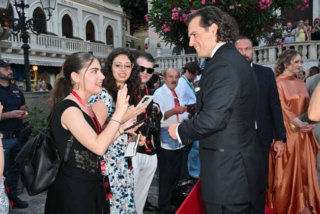 Taormina, 71st Taormina Film Festival 2025 - Day 2, Red Carpet. In the photo: Henry Cavill  Copyright: xManuelexMangiarottix xipa-agency.netx xMangiarottix xD avanzox IPA_Agency_IPA58940911
