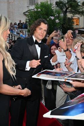 Taormina, 71st Taormina Film Festival 2025 - Day 2, Red Carpet. In the photo: Henry Cavill  Copyright: xManuelexMangiarottix xipa-agency.netx xMangiarottix xD avanzox IPA_Agency_IPA58940916