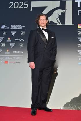 Taormina, 71st Taormina Film Festival 2025 - Day 2, Red Carpet. In the photo: Henry Cavill  Copyright: xManuelexMangiarottix xipa-agency.netx xMangiarottix xD avanzox IPA_Agency_IPA58940949