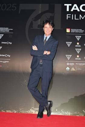 Taormina, 71st Taormina Film Festival 2025 - Day 2, Red Carpet. In the photo: Giulio base  Copyright: xManuelexMangiarottix xipa-agency.netx xMangiarottix xD avanzox IPA_Agency_IPA58941408