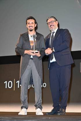 Taormina, 71st Taormina Film Festival 2025 - Day 2, Awards Ceremony. In the photo: Roberto Lipari  Copyright: xManuelexMangiarottix xipa-agency.netx xMangiarottix xD avanzox IPA_Agency_IPA58941803