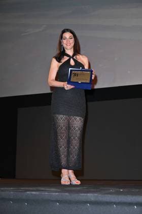 Taormina, 71st Taormina Film Festival 2025 - Day 2, Awards Ceremony. In the photo: Donatella Finocchiaro  Copyright: xManuelexMangiarottix xipa-agency.netx xMangiarottix xD avanzox IPA_Agency_IPA58941824