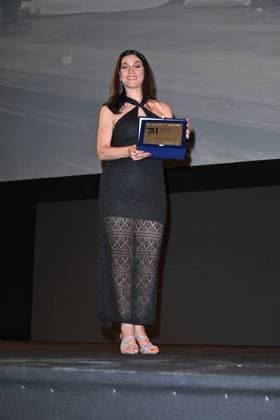 Taormina, 71st Taormina Film Festival 2025 - Day 2, Awards Ceremony. In the photo: Donatella Finocchiaro  Copyright: xManuelexMangiarottix xipa-agency.netx xMangiarottix xD avanzox IPA_Agency_IPA58941829