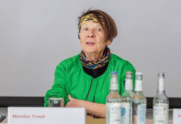 12 06 2025 Düsseldorf In 2025, the Helmut Käutner Prize of the State Capital of Düsseldorf will be awarded for the 18th time This year, the award, endowed with 10,000 euros, goes to the director, producer and author Monika Treut Düsseldorf Filmmuseum Nordrhein Westfalen Germany