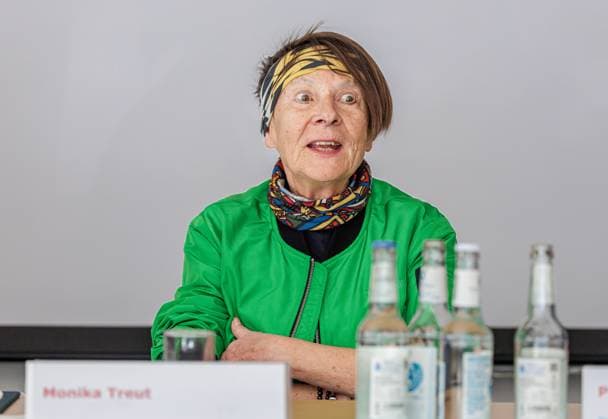 12 06 2025 Düsseldorf In 2025, the Helmut Käutner Prize of the State Capital of Düsseldorf will be awarded for the 18th time This year, the award, endowed with 10,000 euros, goes to the director, producer and author Monika Treut Düsseldorf Filmmuseum Nordrhein Westfalen Germany