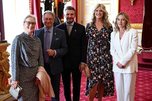 Entertainment Themen der Woche KW24 Entertainment Bilder des Tages Britain s King Charles attends the King s Foundation Awards ceremony, in London Meryl Streep, David Beckham and Kate Winslet attend the King s Foundation Awards ceremony, on the 35th anniversary of The King™s Foundation, at St James s Palace, in London, Britain, June 12, 2025., Credit:Chris J. Ratcliffe Avalon UNITED KINGDOM, LONDON  Copyright: xChrisxJ.xRatcliffex xAvalonx 1010032113
