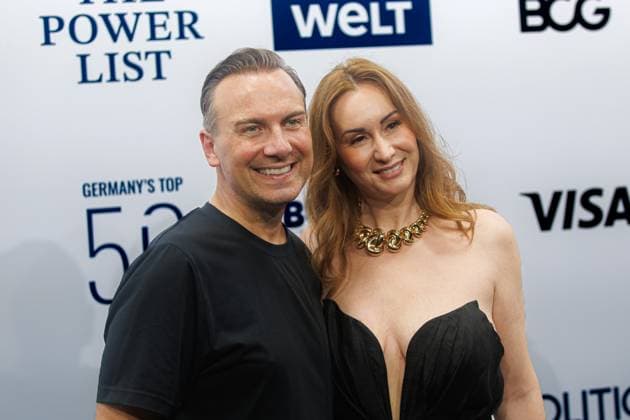 Award The Power List Germany s Top 50 Tim Raue and Katharina Raue at The Power List Germany s Top 50 in the Sphere restaurant in the TV tower on 05 06 2025 in Berlin Copyright: xEventpressxKochanx