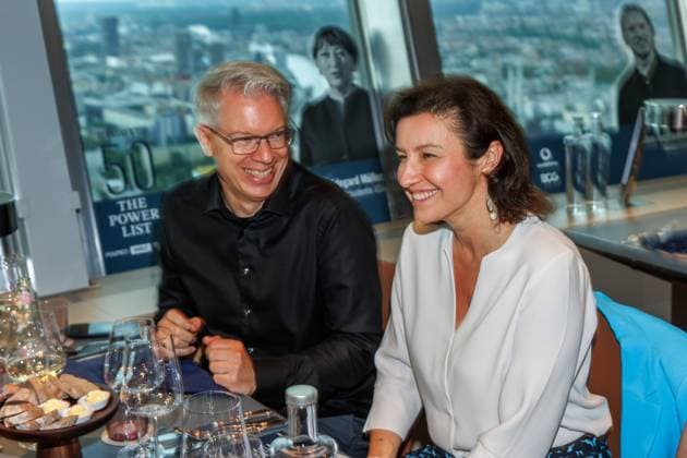 Award The Power List Germany s Top 50 Frank Thelen and Dorothee Bär at The Power List Germany s Top 50 in the Sphere restaurant in the TV tower on 05 06 2025 in Berlin Copyright: xEventpressxKochanx