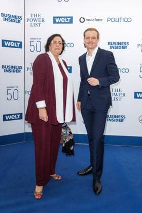 Award The Power List Germany s Top 50 Barbara Körner, and Robert Schneider at The Power List Germany s Top 50 at the Restaurant Sphere in the TV Tower on 05 06 2025 in Berlin Copyright: xEventpressxKochanx