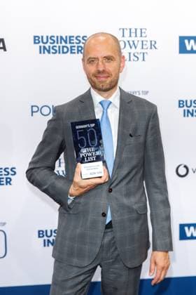 Award The Power List Germany s Top 50 Christian Bruch at The Power List Germany s Top 50 at the Restaurant Sphere in the TV Tower on 05 06 2025 in Berlin Copyright: xEventpressxKochanx