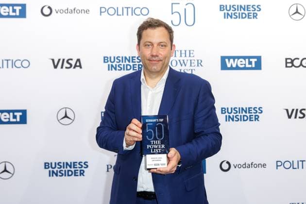 Award The Power List Germany s Top 50 Lars Klingbeil at The Power List Germany s Top 50 at the Sphere restaurant in the TV tower on 05 06 2025 in Berlin Copyright: xEventpressxKochanx