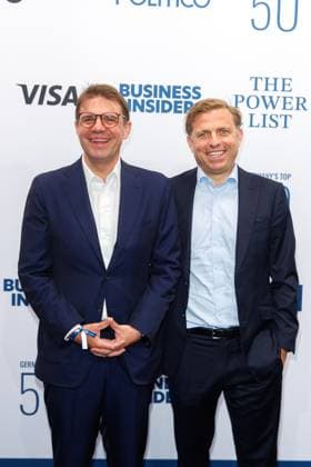 Award The Power List Germany s Top 50 Alexander Sixt and Konstantin Sixt at The Power List Germany s Top 50 in the Sphere restaurant in the television tower on 05 06 2025 in Berlin Copyright: xEventpressxKochanx