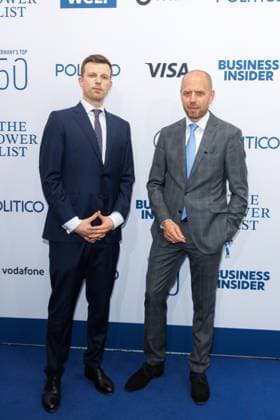 Award The Power List Germany s Top 50 Moritz Seyffart and Christian Bruch at The Power List Germany s Top 50 in the Sphere restaurant in the TV tower on 05 06 2025 in Berlin Copyright: xEventpressxKochanx